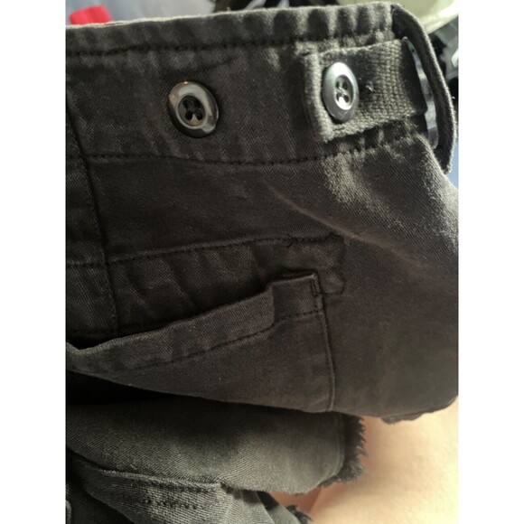 Lucky Brand Women's Raw Hem Utility Shorts size 28 NWT Cut-Off Black - Picture 6 of 13
